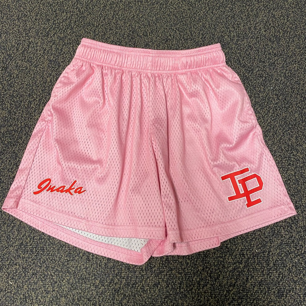 Limited edition pink INAKA shorts